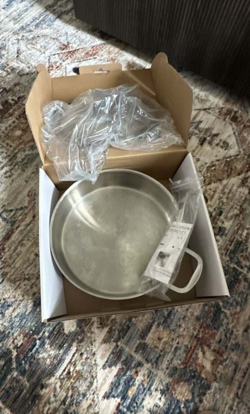 Professional Tri-Ply Stainless Steel Pan 6QT 10 Inch Cookware